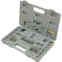 TD40AM Premium Metric Alloy Tap & Die Set, 40 Pieces Distribution Jean Lapalme