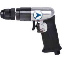 AD38VSR Perceuse pneumatique &agrave; vitesse variable, 6 pi³/min, 1/4" NPT, 3/8" mandrin, Sans cl&eacute; Distribution Jean Lapalme