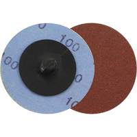 Cloth Backing  Sanding Discs for Die Grinders - Steel Application, 2" Dia., 100 Grit, Aluminum Oxide Distribution Jean Lapalme