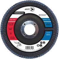 Flap Discs - Steel/Stainless Steel Application, 6" x 7/8", Type 29, Z40 Grit, Zirconium Distribution Jean Lapalme