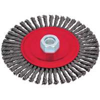 Stringer Bead Brushes for Angle Grinders, 6" Dia., 0.02" Fill, 5/8"-11 Arbor, Steel Distribution Jean Lapalme