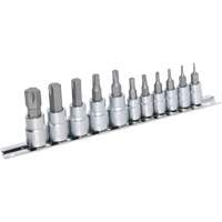 JHBS-11M Hextractor Metric Bit Socket Set, Hex, 1/4"/3/8" Drive, 11 Pcs Distribution Jean Lapalme