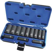 PS1238D Sockets - Sets, 12 Pcs, Impact, 3/8" Drive Size, Deep Distribution Jean Lapalme