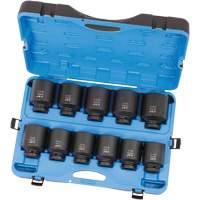 PS1101D Socket Set, 11 Pcs, Impact, 1" Drive Size, Deep Distribution Jean Lapalme