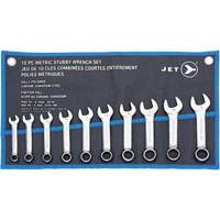 SCWS-10M Stubby Wrench Sets, Combination, 10 Pieces, Metric Distribution Jean Lapalme