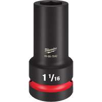 Douille &agrave; paroi extra mince Shockwave Impact Duty, Chocs, 1-1/16", Prise 1", 6 pans, Profond Distribution Jean Lapalme