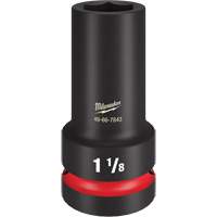 Douille &agrave; paroi extra mince Shockwave Impact Duty, Chocs, 1-1/8", Prise 1", 6 pans, Profond Distribution Jean Lapalme