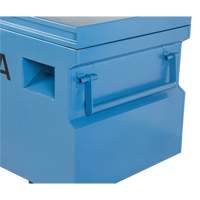 Coffre &agrave; outils de chantier, 60" x 24" x 27-1/2", Acier, Bleu Distribution Jean Lapalme