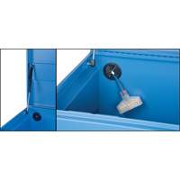 Coffre &agrave; outils de chantier, 60" x 24" x 27-1/2", Acier, Bleu Distribution Jean Lapalme