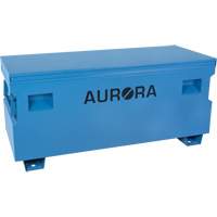 Coffre &agrave; outils de chantier, 60" x 24" x 27-1/2", Acier, Bleu Distribution Jean Lapalme