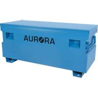 Coffre &agrave; outils de chantier, 60" x 24" x 27-1/2", Acier, Bleu Distribution Jean Lapalme