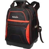 Molded Base Bottom Tool Backpack, Black/Red, Ballistic/Polyester Distribution Jean Lapalme