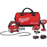 M18 Fuel HTIW with Friction Ring & Grease Gun Combo Kit, Lithium-Ion, 18 V Distribution Jean Lapalme