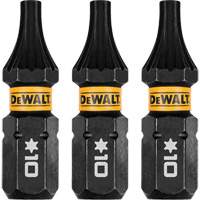 3-Piece FLEXTORQ&reg; Impact Screwdriving Bits, Torx, T-10, 1/4" Drive Distribution Jean Lapalme