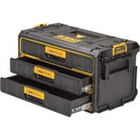 Unit&eacute; &agrave; trois tiroirs ToughSystem 2.0, 21-4/5" x 12-3/10" x 12-3/5", Noir/Jaune Distribution Jean Lapalme