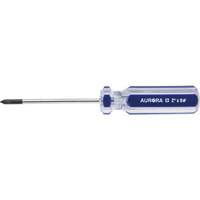 Tournevis Philips bleu transparent avec bandes, #0, Prise Plastique Distribution Jean Lapalme