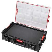 Organisateur deux fois tr&egrave;s grand avec cloisons en mousse &agrave; plusieurs couches Arx, 23" x 15-1/5" x 6-4/5", Noir Distribution Jean Lapalme