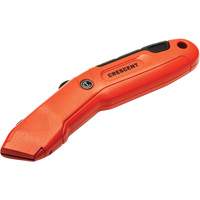 Couteau de s&eacute;curit&eacute; autor&eacute;tractable, 1", Acier, Prise en Aluminium Distribution Jean Lapalme