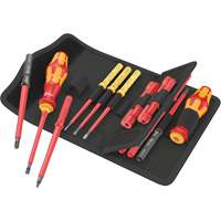 Insulated Screwdriver Set for Slotted Screws, 1000 V, 18 Pcs Distribution Jean Lapalme
