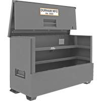 Coffre de style piano pour le chantier de 57,4 pi3, 72-7/16" la x 33-7/8" p x 49-7/16" h, Gris Distribution Jean Lapalme