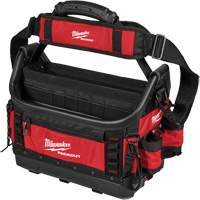 PackOut Structured Tote, Polyester, 39 Pockets, Black/Red Distribution Jean Lapalme