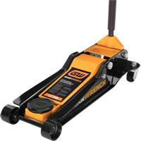 Low Profile Floor Jack, 3.5 Ton(s) Capacity, 3-3/4" Lowered, 21-3/4" Raised, Manual Hydraulic Distribution Jean Lapalme