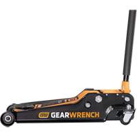 Low Profile Floor Jack, 3.5 Ton(s) Capacity, 3-3/4" Lowered, 21-3/4" Raised, Manual Hydraulic Distribution Jean Lapalme