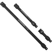 3-Piece Impact Locking Extension Set, 3/8" Drive, Manganese Phosphate Finish, 3 Pcs Distribution Jean Lapalme