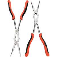 X2 Straight and Bent Long Nose Dual Material Plier Set, 2 Pieces Distribution Jean Lapalme