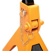 Ratcheting Jack Stand, Locking Pin, 3 tons Capacity, 11-3/4" - 17-1/2" H Distribution Jean Lapalme