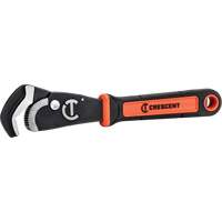 Cl&eacute; bimat&eacute;riau auto-ajustable pour tuyau, Cap des m&acirc;choires 1-1/2", Longueur 12", Fini Oxyde noir, Prise Coussin&eacute;e Distribution Jean Lapalme