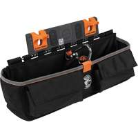 Bucket Work CentreS-Hook Large Pouch Module, Nylon, 3 Pockets, Black/Orange Distribution Jean Lapalme