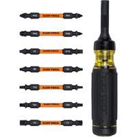 15-in-1 Ratcheting Impact-Rated Multi-Bit Torsion Zone Screwdriver, 9-1/2" L, Cushion Grip Handle Distribution Jean Lapalme