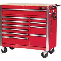 PRC4211 Pro Series Roller Cabinet, 11 Drawers, 42" W x 18" D x Red Distribution Jean Lapalme