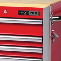 PRC7215 Pro Series Roller Cabinet, 15 Drawers, 72" W x 24" D x Red Distribution Jean Lapalme