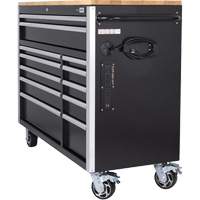 HDRC5212 HD Series Roller Cabinet, 12 Drawers, 51-1/4" W x 21" D x 40-3/10" H, Black Distribution Jean Lapalme