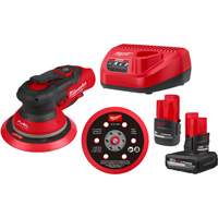 M12 FUEL 6" Random Orbital Sander Kit, 6" Sand Paper, 12 V Distribution Jean Lapalme