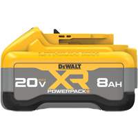 MAX* XR POWERPACK Battery, Lithium-Ion, 20 V, 8 Ah Distribution Jean Lapalme