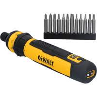 Jeu de tournevis sans fil de 14 morceaux avec commande FLEXDRIVE, 4 V, 44 lb-po/5 Nm couple max. Distribution Jean Lapalme