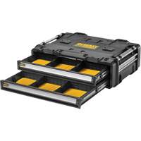 TOUGHSYSTEM&reg; 2.0 DXL 2 Drawers Unit, 30" x 21-13/20" x 10", Black/Yellow Distribution Jean Lapalme