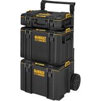 TOUGHSYSTEM&reg; 2.0 Rolling Tower, 24" x 20-2/5" x 34-1/2", Black/Yellow Distribution Jean Lapalme