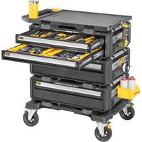 TOUGHSYSTEM&reg; 2.0 DXL 5-in-1 Modular Workstation, 34" x 25-4/5" x 39", Black/Yellow Distribution Jean Lapalme