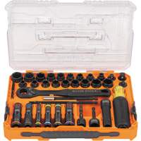 KNECT Complete Impact Pass Through & Flip Socket Set, 39 Pcs, Impact Distribution Jean Lapalme