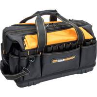 Professional 20" Tool Bag, Nylon, 33 Pockets, Black/Orange Distribution Jean Lapalme