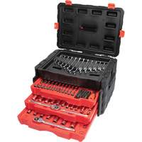 1/4", 3/8" & 1/2" Mechanics Hand Tool Set with 3-Drawer Storage Case Distribution Jean Lapalme