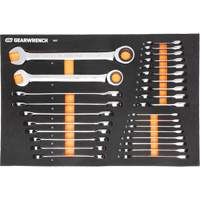 MEGAMOD Metric Mechanics Tool Set in Modular Foam Trays with Rolling Cabinet, 358 Pieces Distribution Jean Lapalme