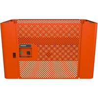 RAILWORKS Mesh Security Panel Single Door Lockable Storage Distribution Jean Lapalme