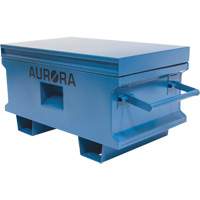 Coffre &agrave; outils de chantier, 33" x 20-3/10" x 18-3/10", Acier, Bleu Distribution Jean Lapalme
