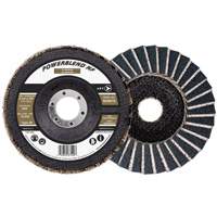 POWERBLEND NF Flap Disc, 4-1/2" x 7/8", Type 29, Z60 Grit, Zirconia Alumina Distribution Jean Lapalme
