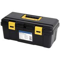 Coffre &agrave; outils portatif en plastique JPTB-19, 19" la x 9" p x 8" h, Noir Distribution Jean Lapalme